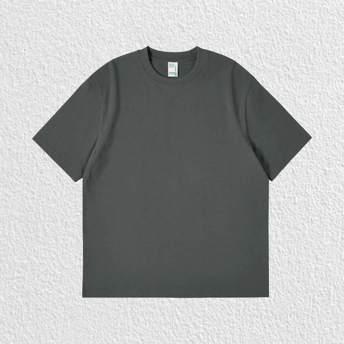 Pure White 260g Heavy T-shirt Men's Summer Pure Cotton Short-sleeved New Men's and Women's Streetwear