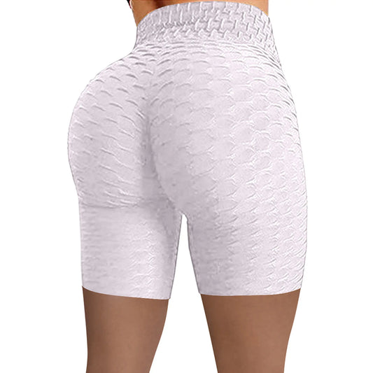 Women’s High-Waist Bubble Yoga Shorts