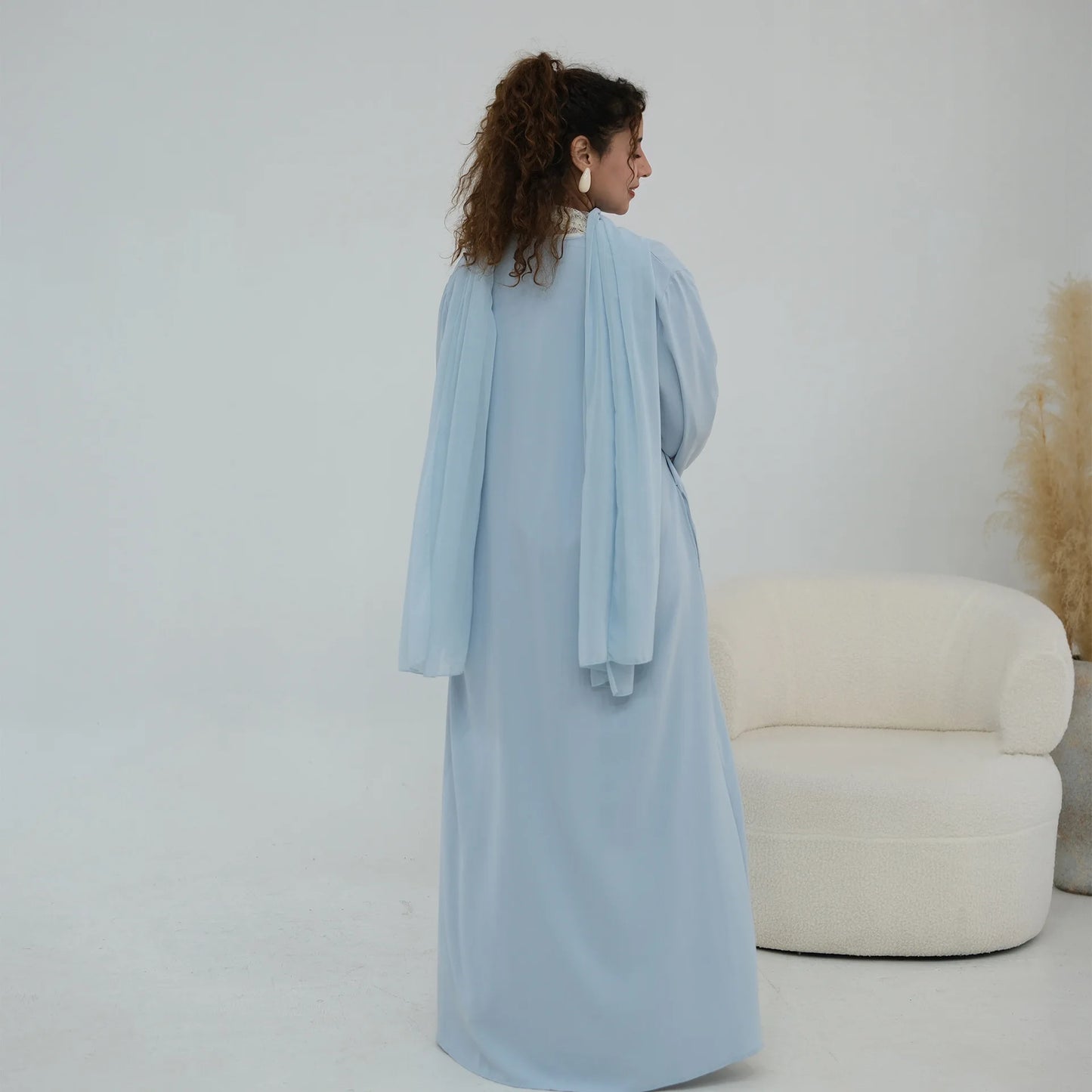 Luxury Floral Lace Abaya