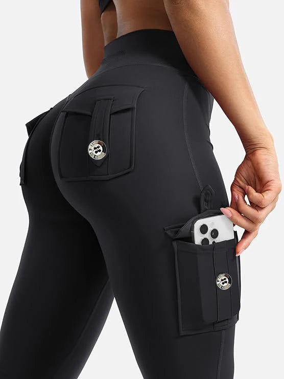 Women’s High-Waisted Flare Fitness Pants