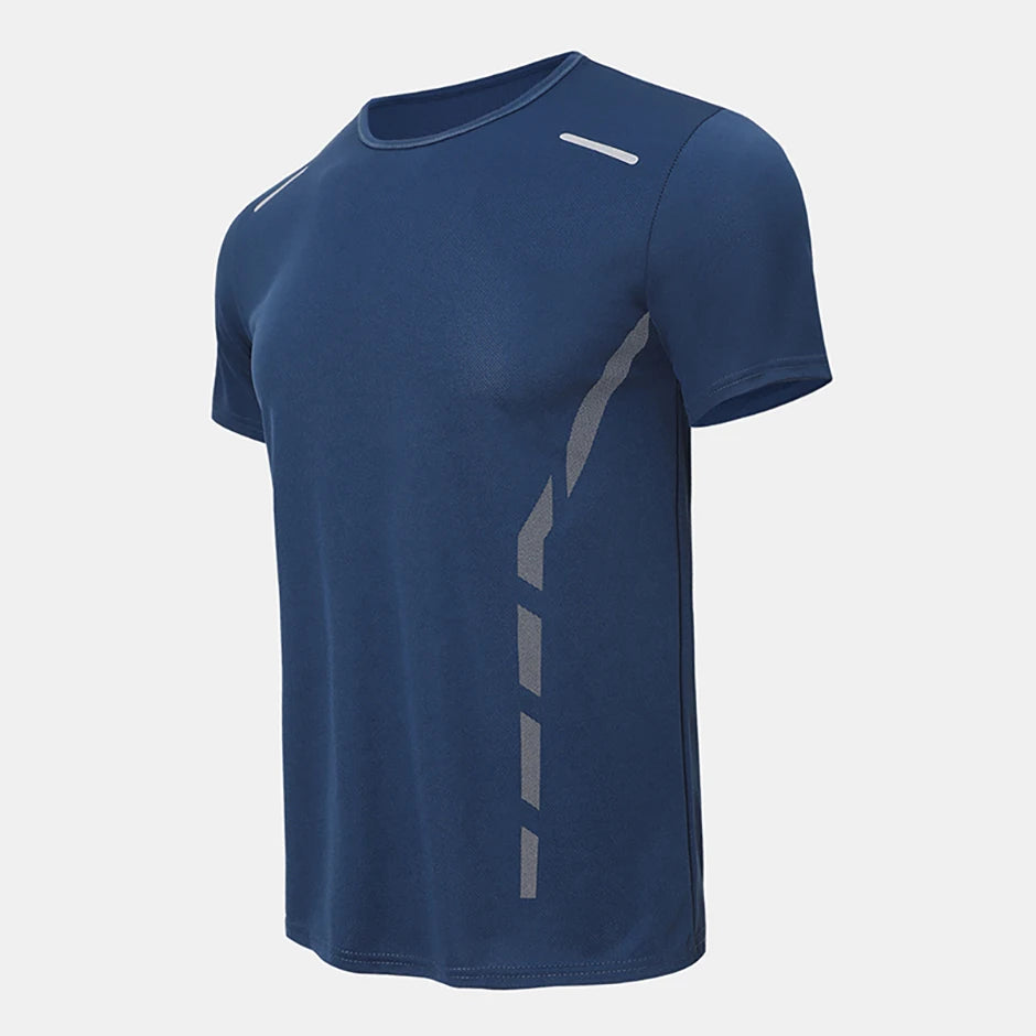 Men’s Quick-Dry Printed Sports T-Shirt