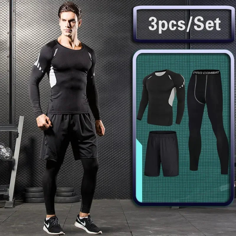 Men’s Compression Training Sports Set
