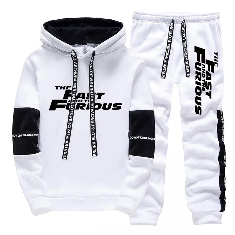 Men’s Patchwork Zip Tracksuit