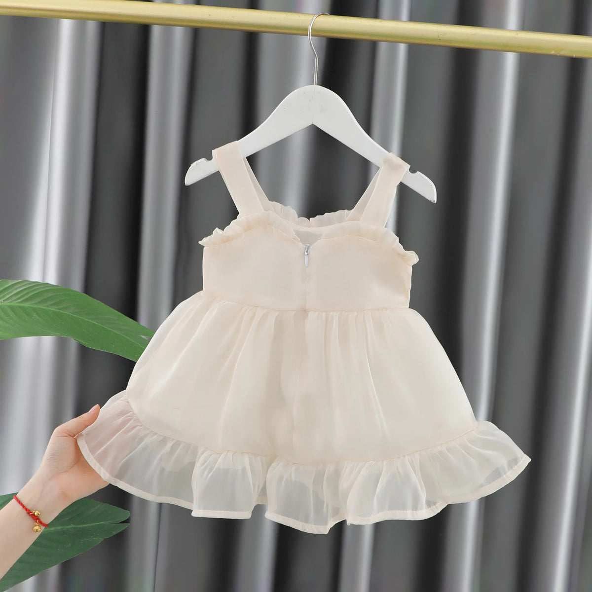Girls Sweet Bow Summer Princess Dress