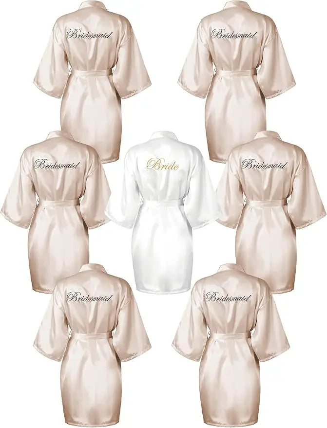 Women’s Satin Short Robe