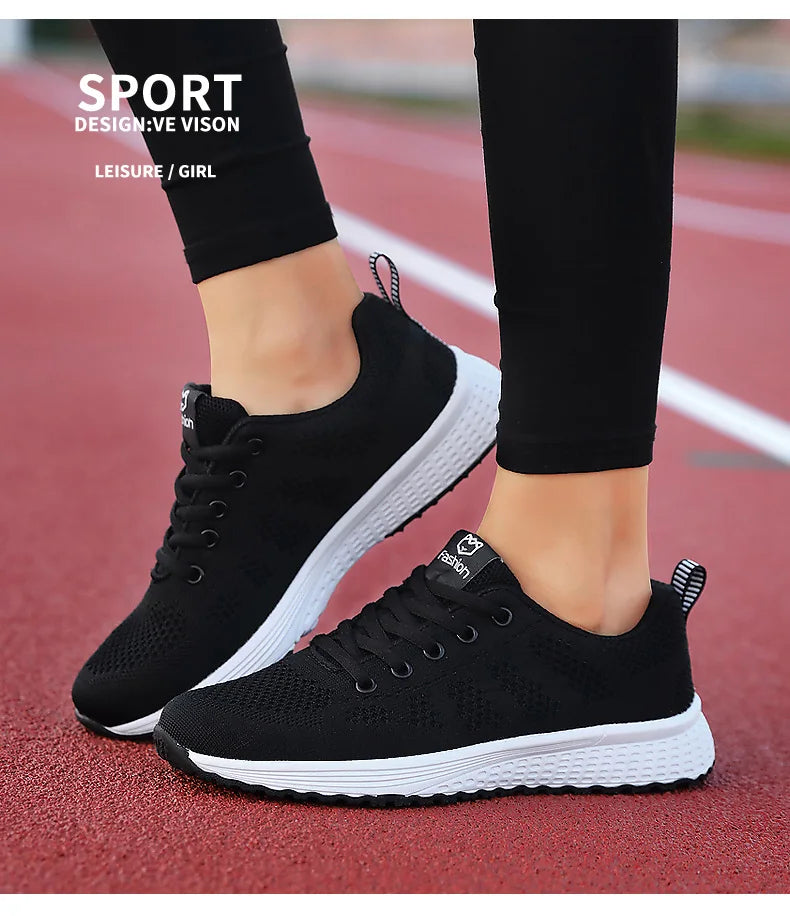 Women’s Breathable Platform Running Sneakers