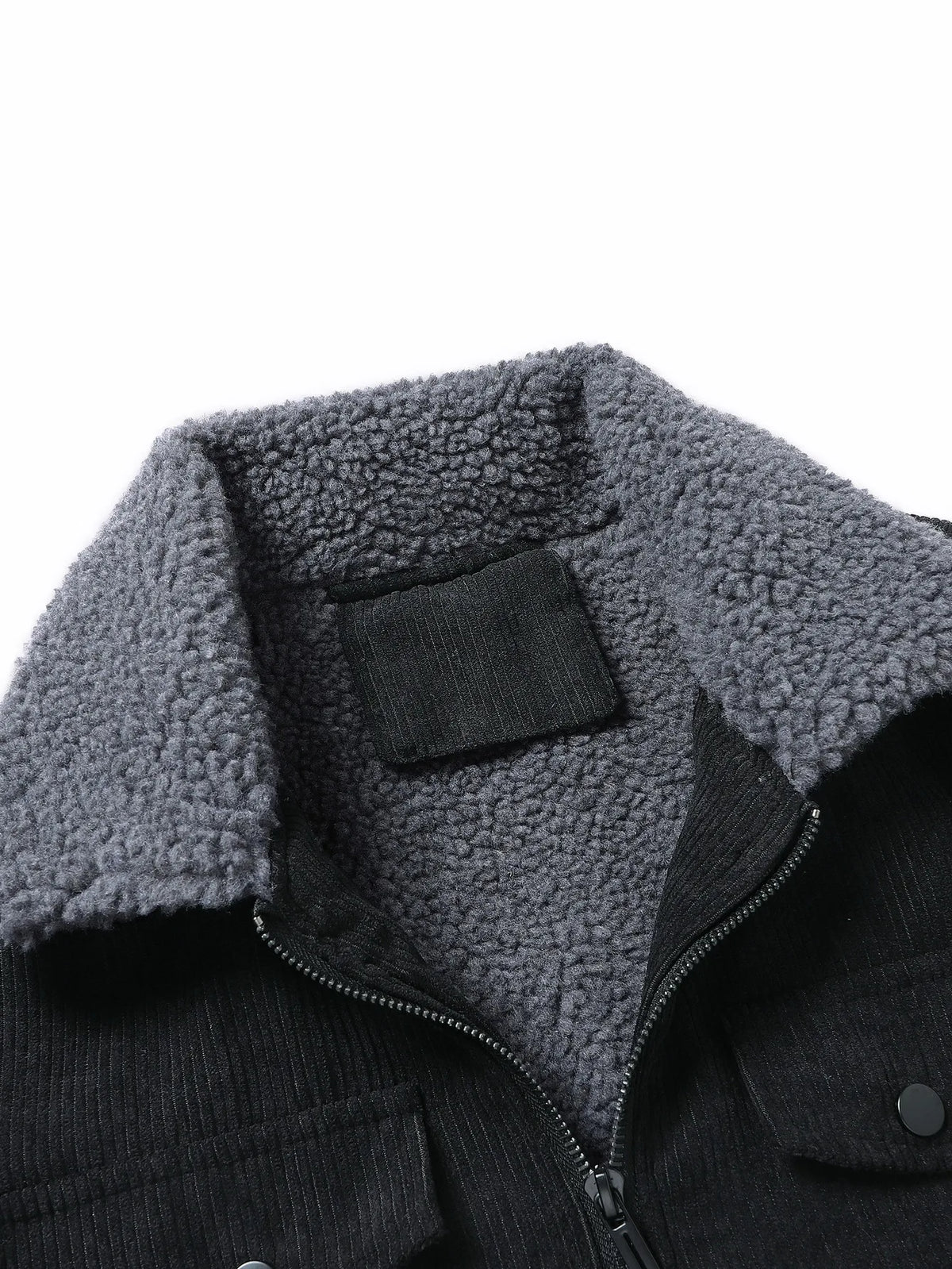 Men's Casual Corduroy Zip-Up Jacket