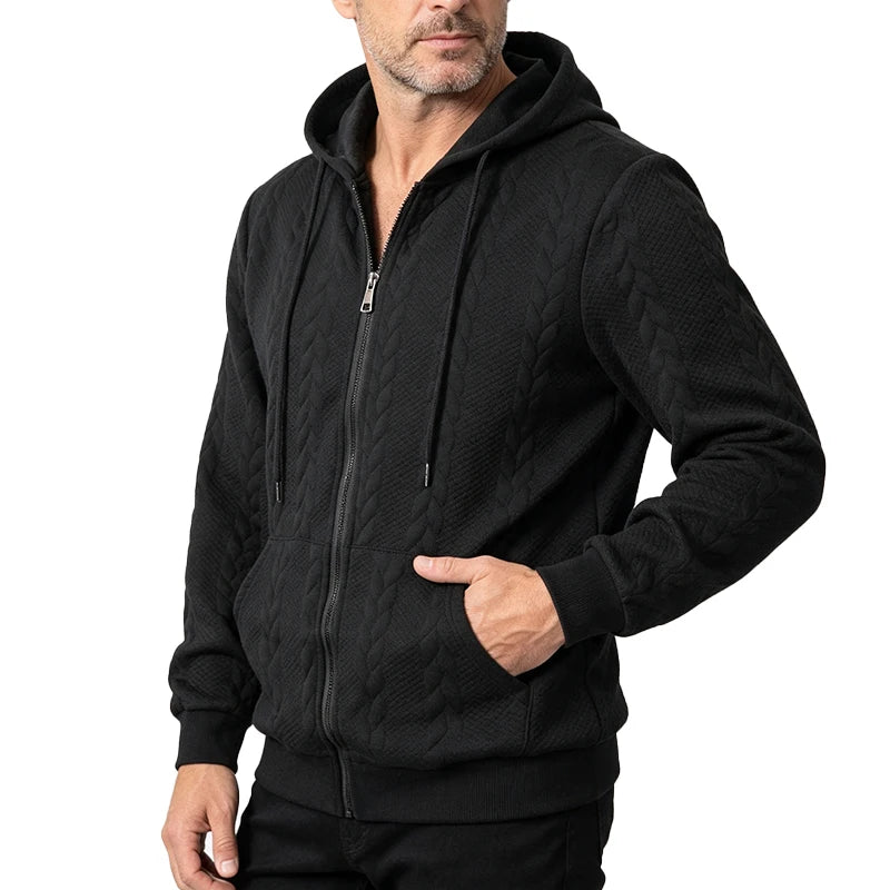 2026 Men’s Paisley Print Zip Hoodie