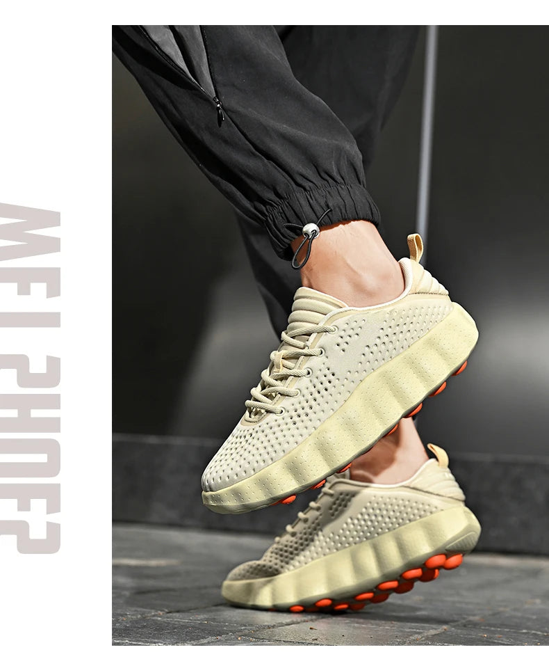 Men’s Breathable Platform Running Sneakers