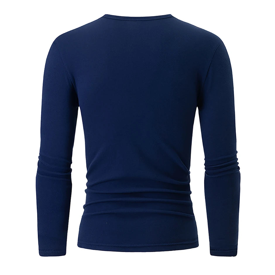 Men's Stretch Thermal Long Sleeve Base Layer