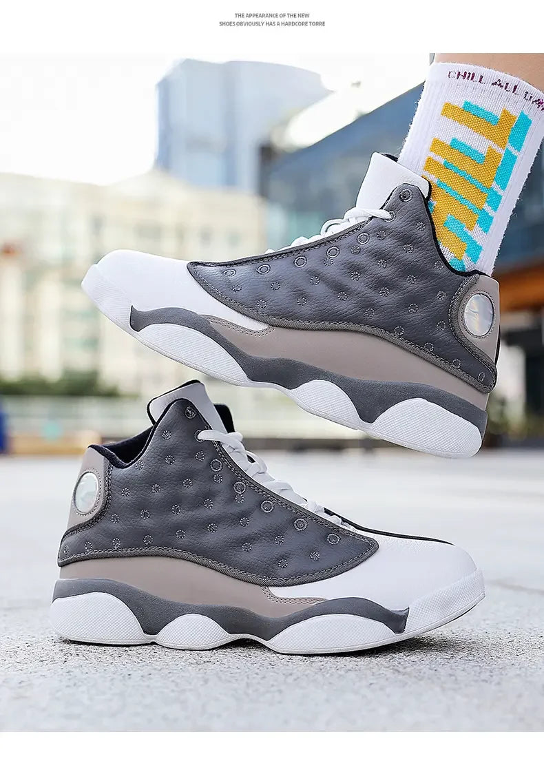 Unisex High-Top Basketball Training Shoes.
