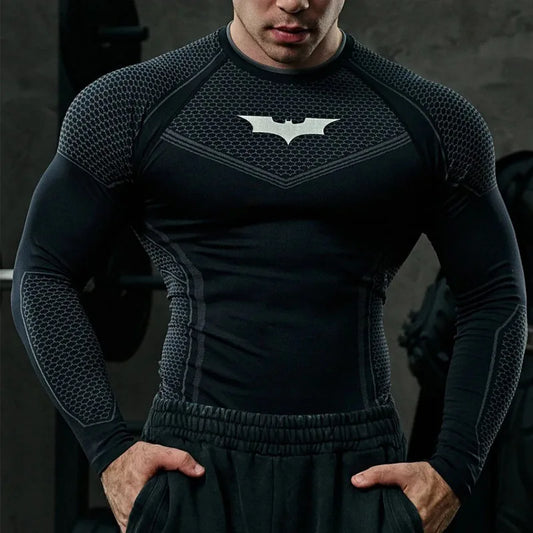 2026 Men’s Ice Silk Quick-Dry Long Sleeve Training Shirt