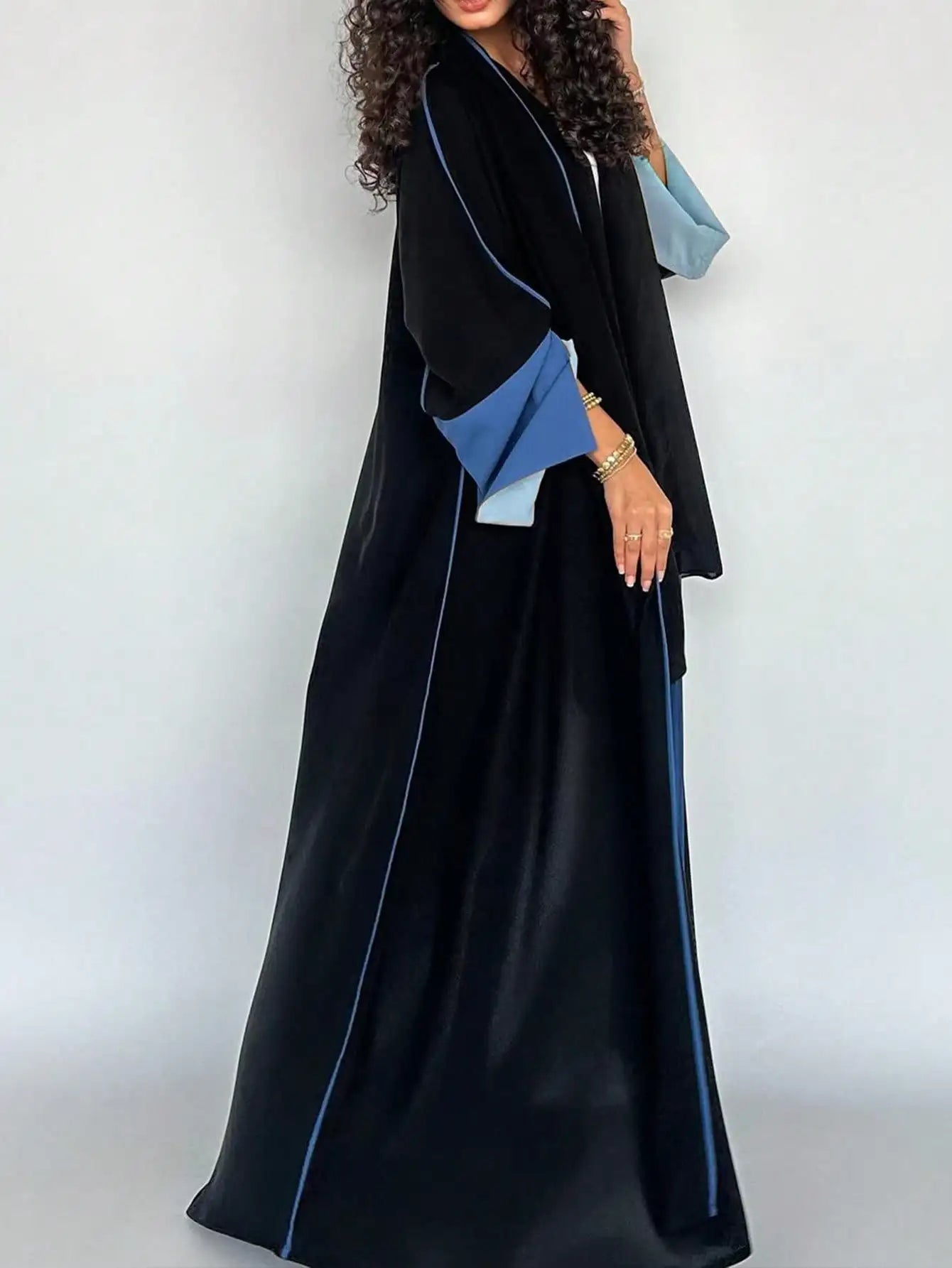 Elegant Open Front Abaya