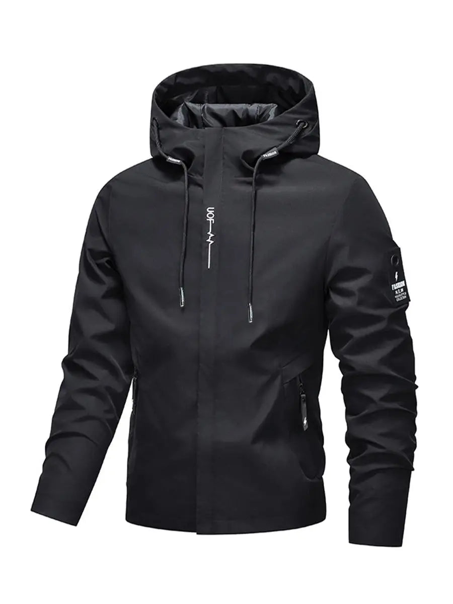 Men's Hooded Softshell Outdoor Jacket