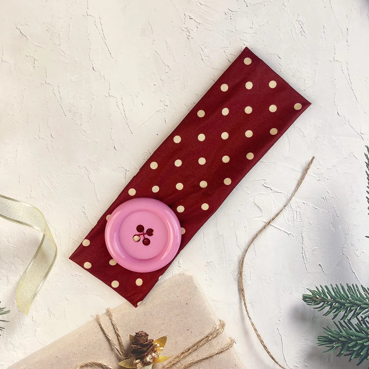Women’s Y2K Retro Dot Stretch Headband