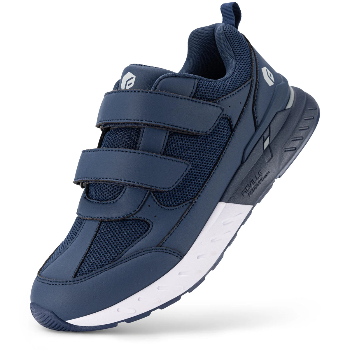 Men'S Athletic Shoes Wide Width With Adjustable Straps Low-Top Non-Slip Lightweight Running Shoe For Swollen Feet Arch Support