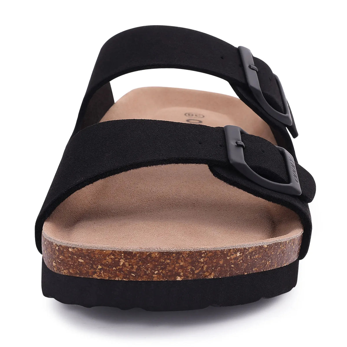 Bebealy Women's Cork Footbed Slide Sandal Summer Men Mules Fashion Women Clogs Slippers Outdoor Beach Sandals Adjustable Buckle