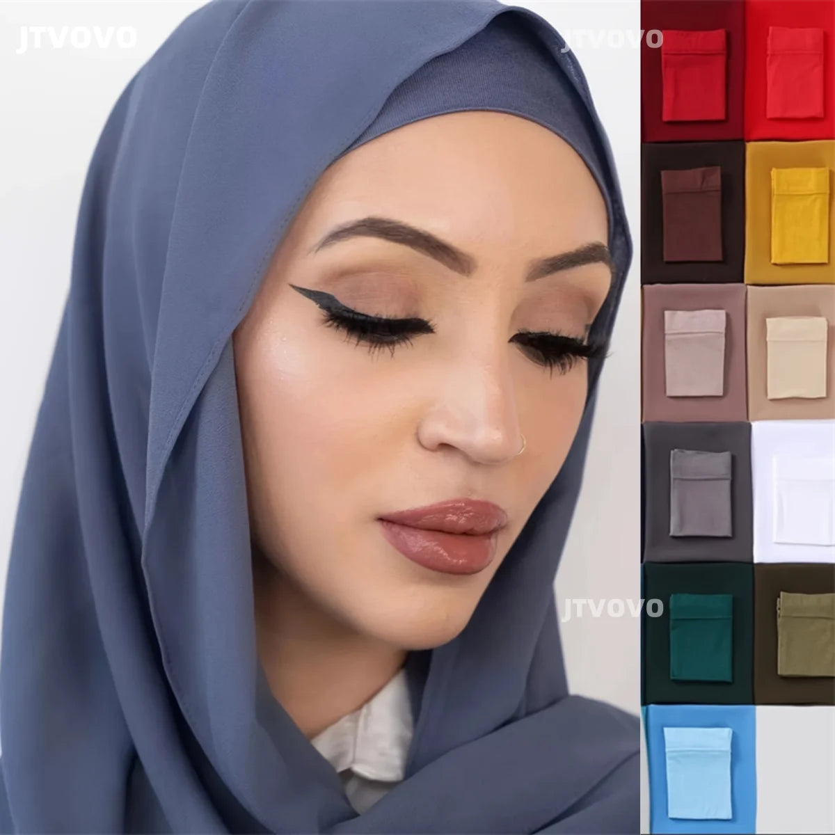 JTVOVO Women’s Soft Voile Hijab Scarf