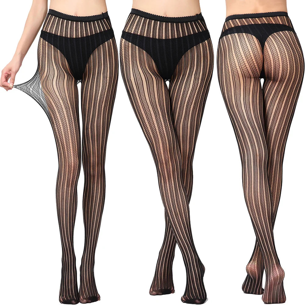 Women’s Sheer Geometric Pattern Tights