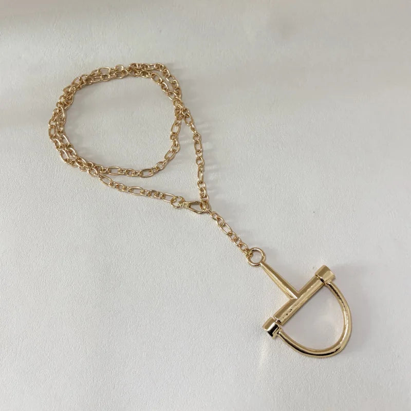 Women’s Classic Geometric Link Chain Necklace