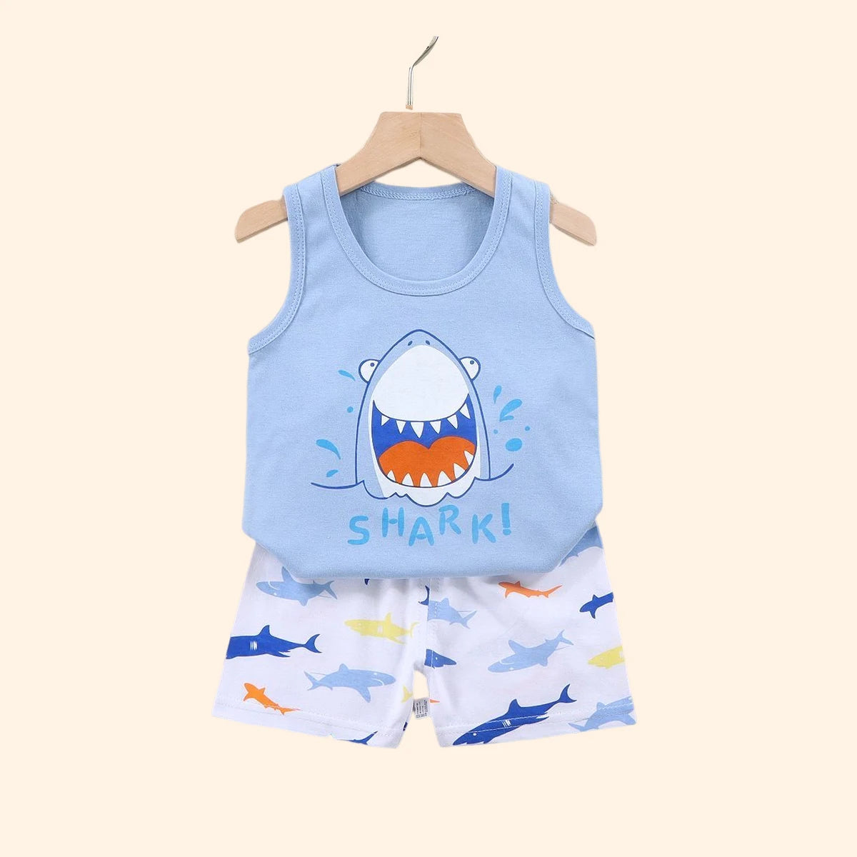 Kids’ Cotton Tank Top & Shorts Set