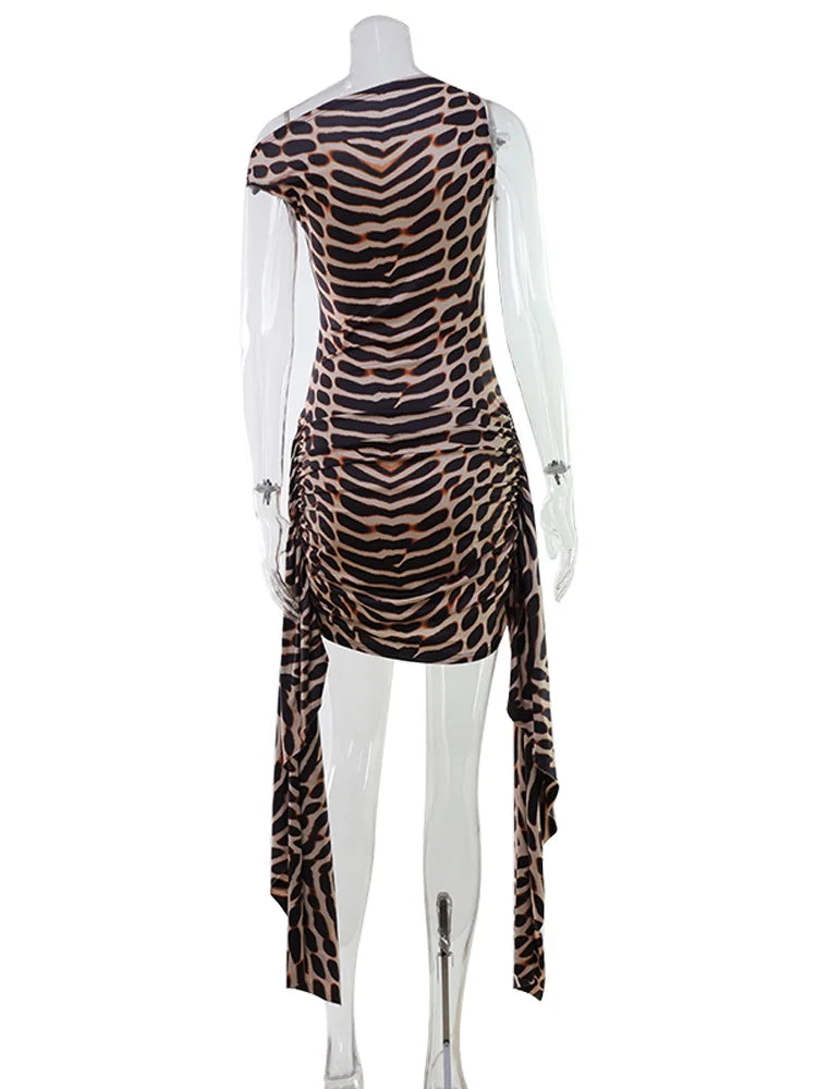 Women’s Printed Mini Bodycon Dress