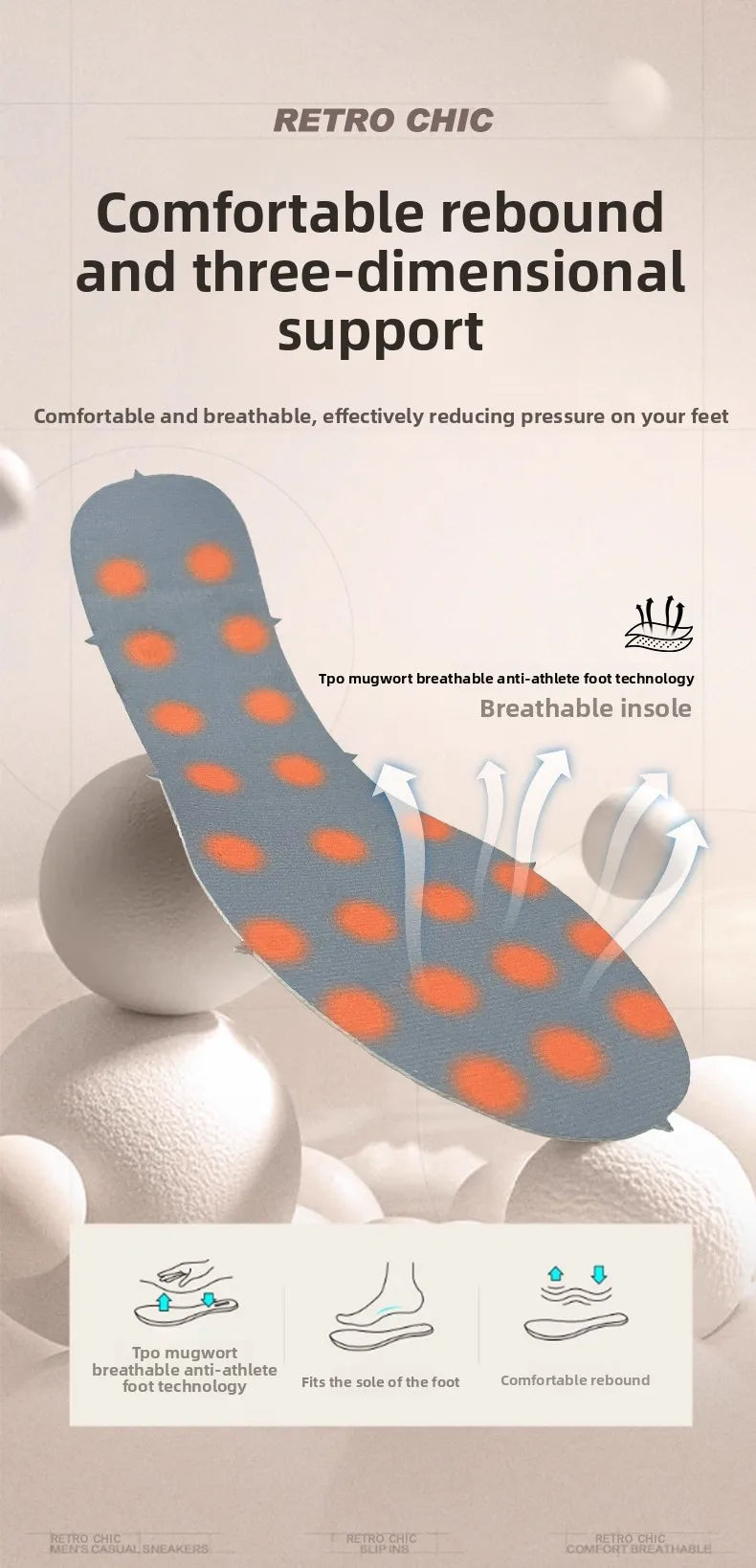 Men’s Breathable Platform Running Sneakers