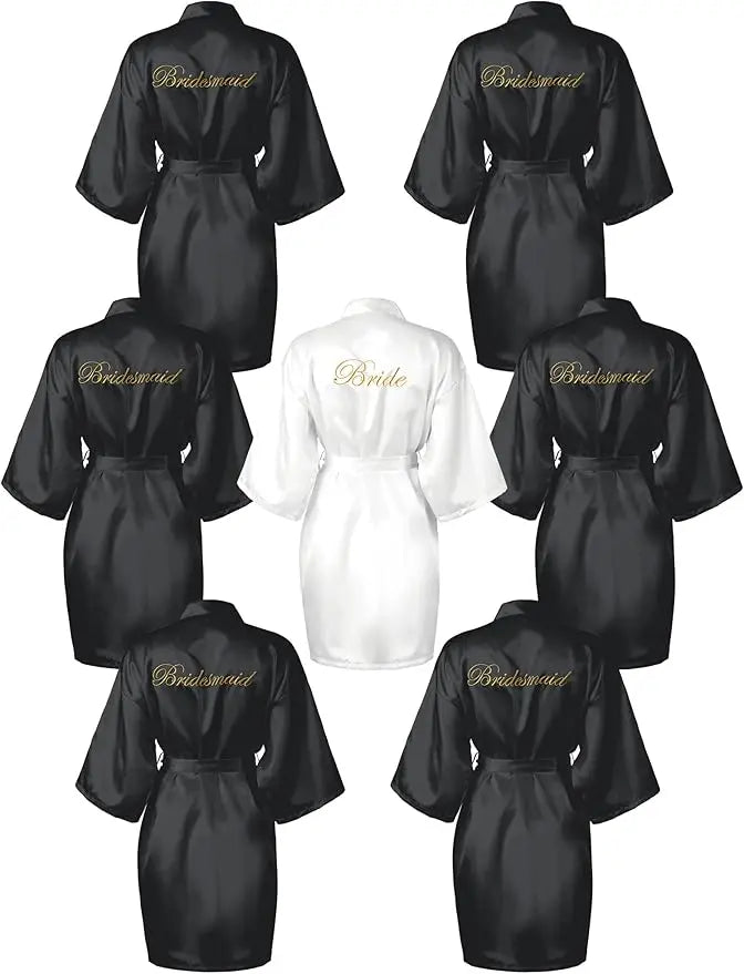 Women’s Satin Short Robe