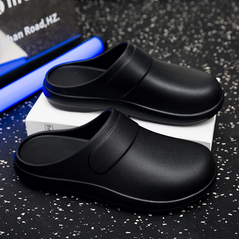 2026 Waterproof Chef Shoes Operating Room Slippers Protective Shoes for Men Women Non-Slip Silken Lab Shoes Doctor Work Shoes