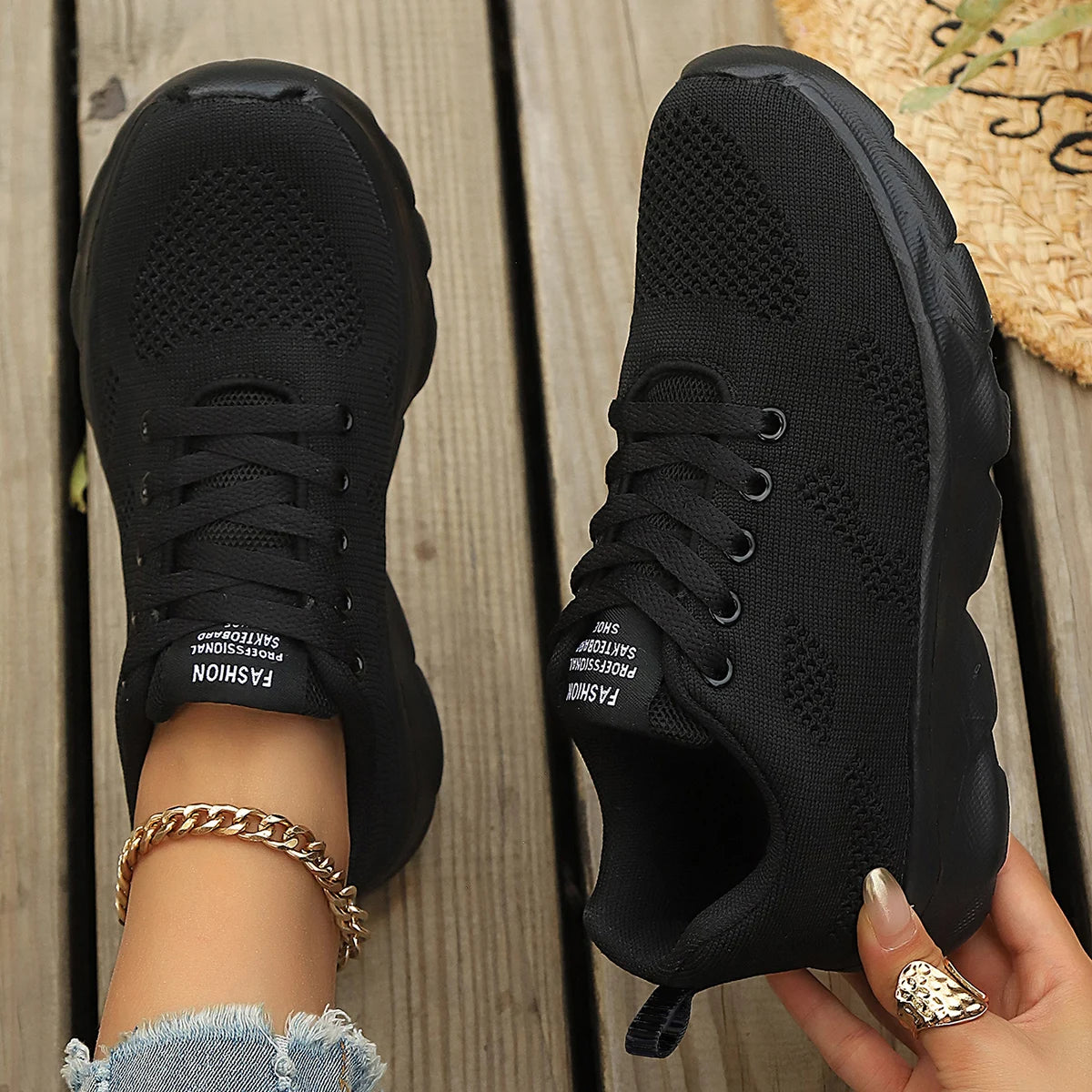 Women’s Breathable Platform Running Sneakers