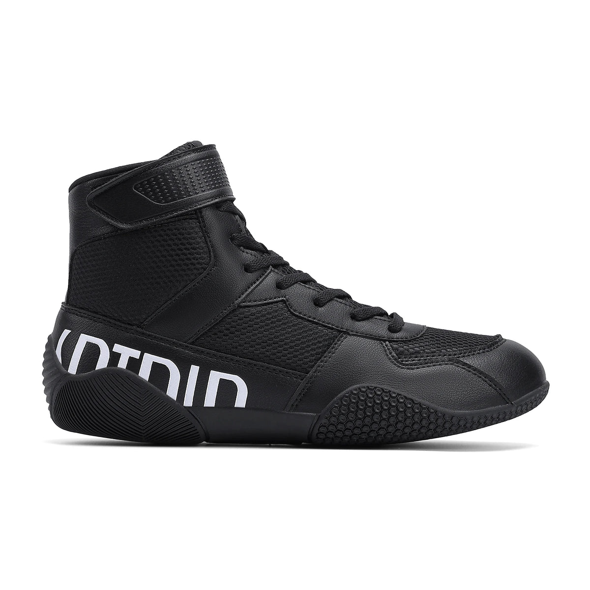 New Men's Large Wrestling Shoes Mesh Breathable Boxing Shoes Anti Slip Wear Resistant Sneaker Fashionable Casual High Sport Shoe