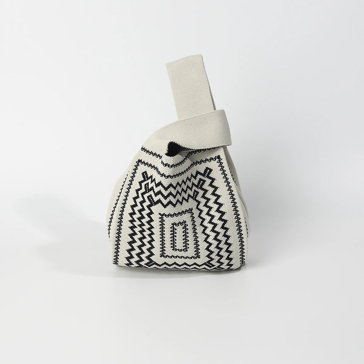 Simple Casual Knitted Handbag – Soft, Foldable & Versatile Tote