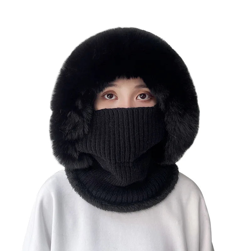 Women's Cozy Twist Knit Pompom Beanie