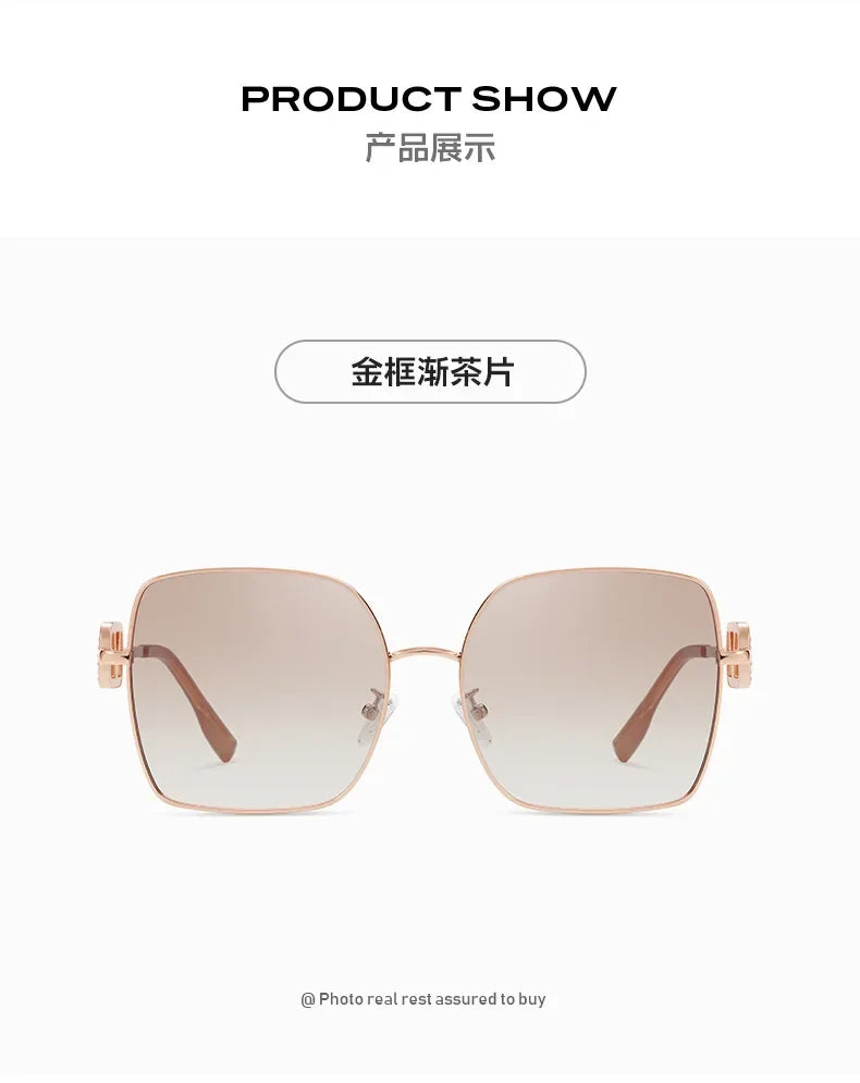 2026 New Women’s Vintage Metal Sunglasses – UV Protection Polarized High-Fashion Sunshade Eyewear, Stylish Gafas de Sol Mujer.