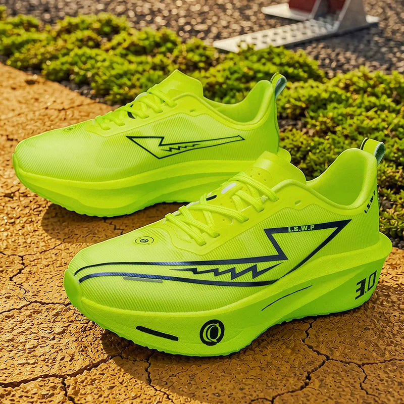 Men's Casual Sports Shoes, Soft-Soled Road Running Shoes, Lightweight, Breathable, Non-Slip, Wear-Resistant, Trendy and Versatile Daily Jogging Sneakers