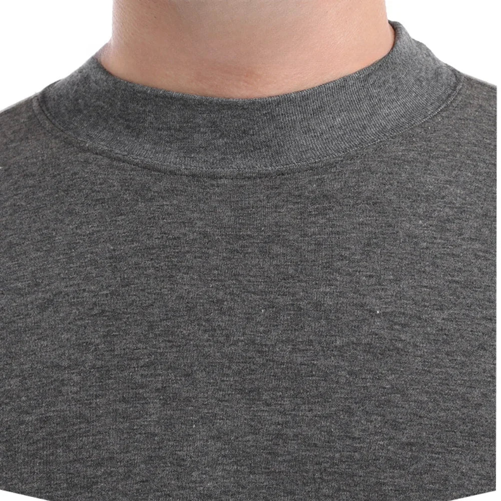 Men's Fleece-Lined Winter Thermal Underwear Set