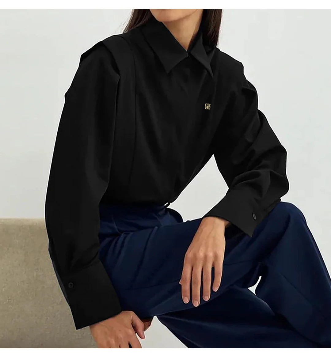 Women’s Classic V-Neck Button Top