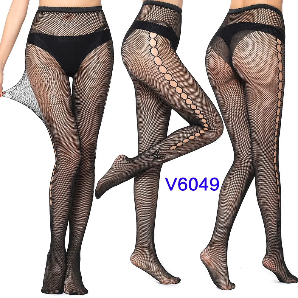 Women’s Sheer Geometric Pattern Tights