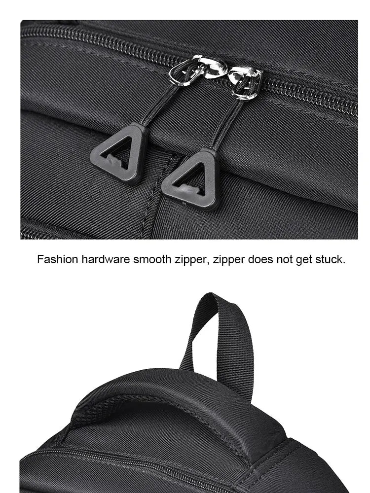 Unisex Oxford Casual Backpack with Laptop Compartment