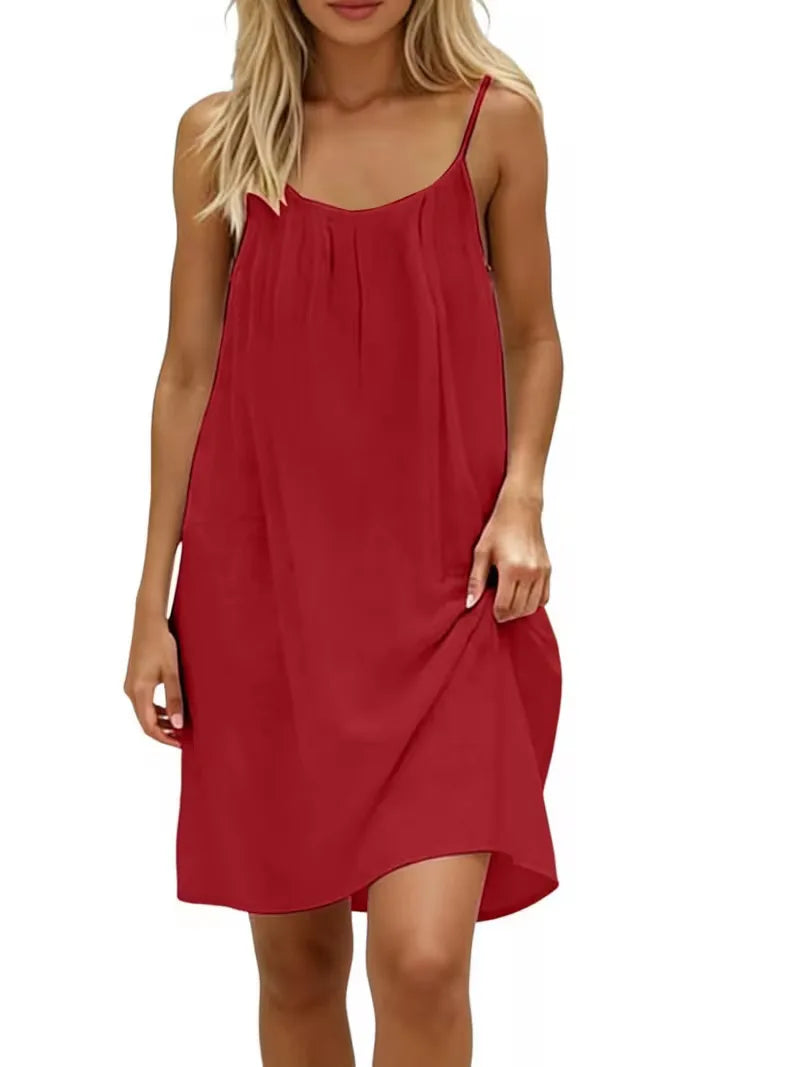 Women’s Loose Backless Slip Dress