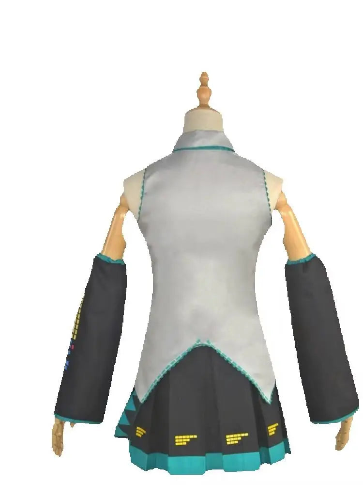 Anime Character Performance Clothes  MIKU Anime Clothes Cosplay Clothes JK Skirt Same Suit Wig Accessories Halloween