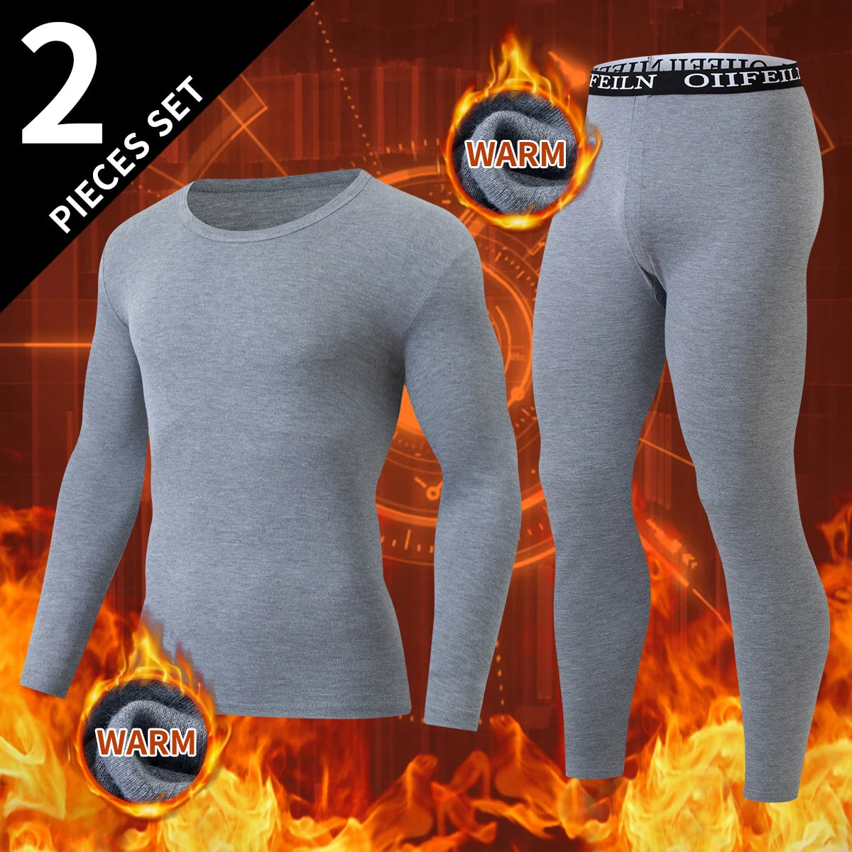 Men's Classic Thermal Underwear Set