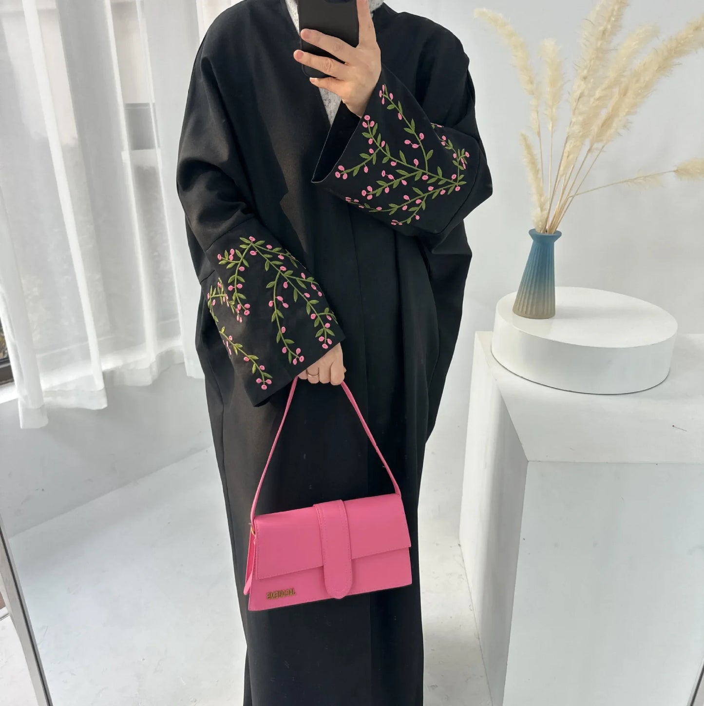 Women’s Elegant Eid Embroidered Abaya