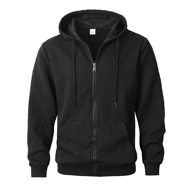 2026 Men’s Paisley Print Zip Hoodie