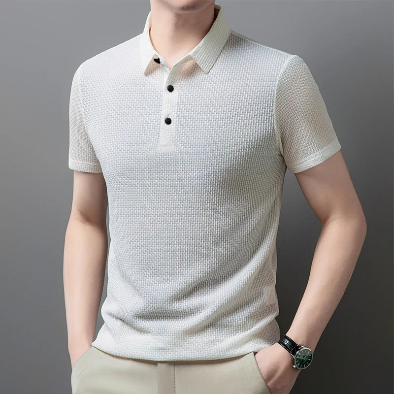 Men’s Casual Floral Polo Shirt