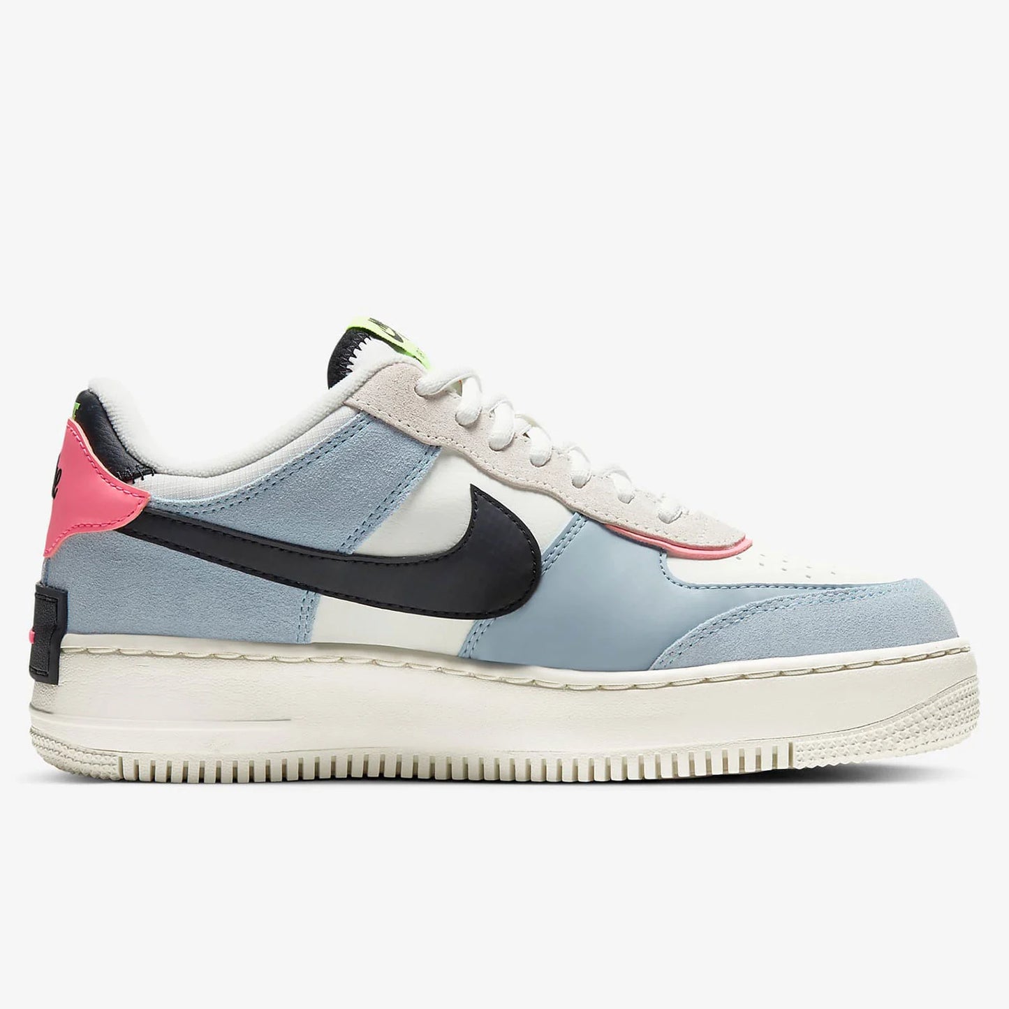 Nike Air Force 1 Shadow Pink & Blue Sneakers – CU8591-101
