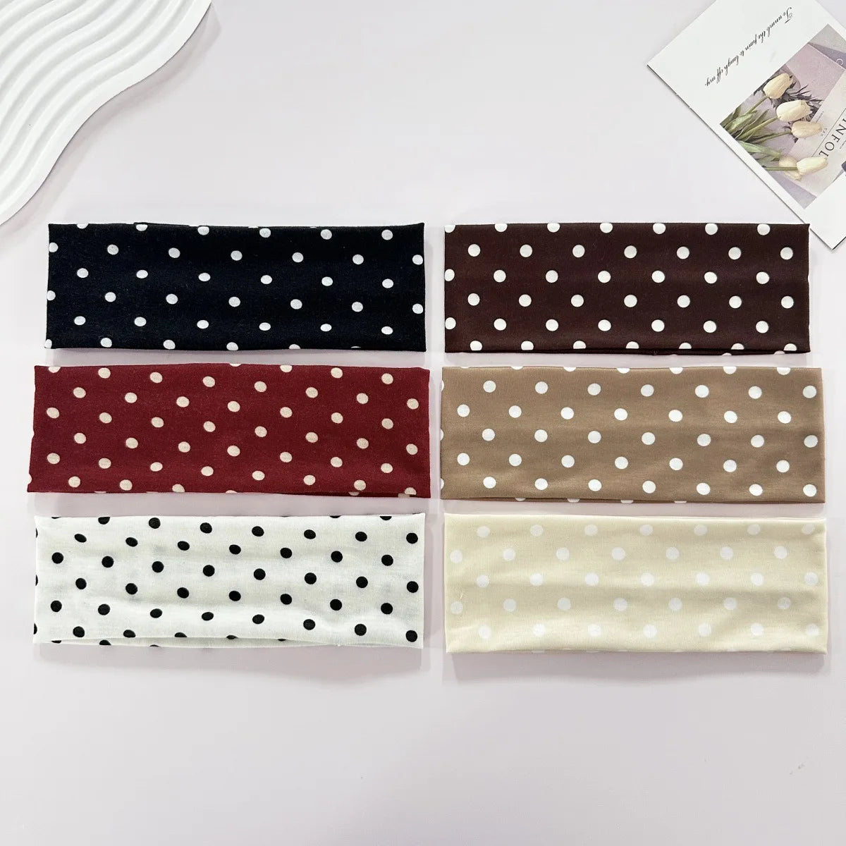 Women’s Y2K Retro Dot Stretch Headband