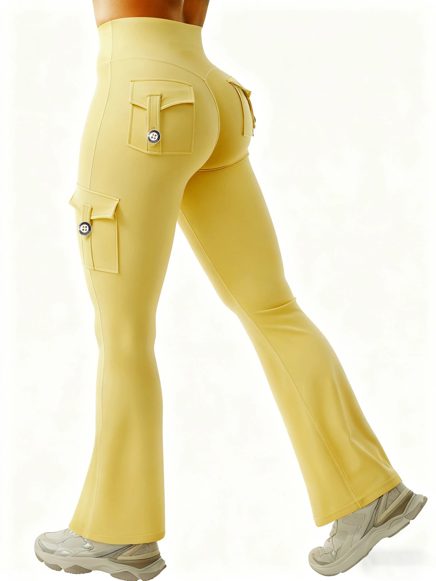 Women’s High-Waisted Flare Fitness Pants