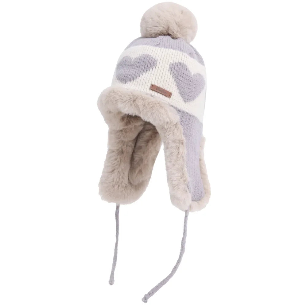 Women's Cute Pompom Winter Beanie