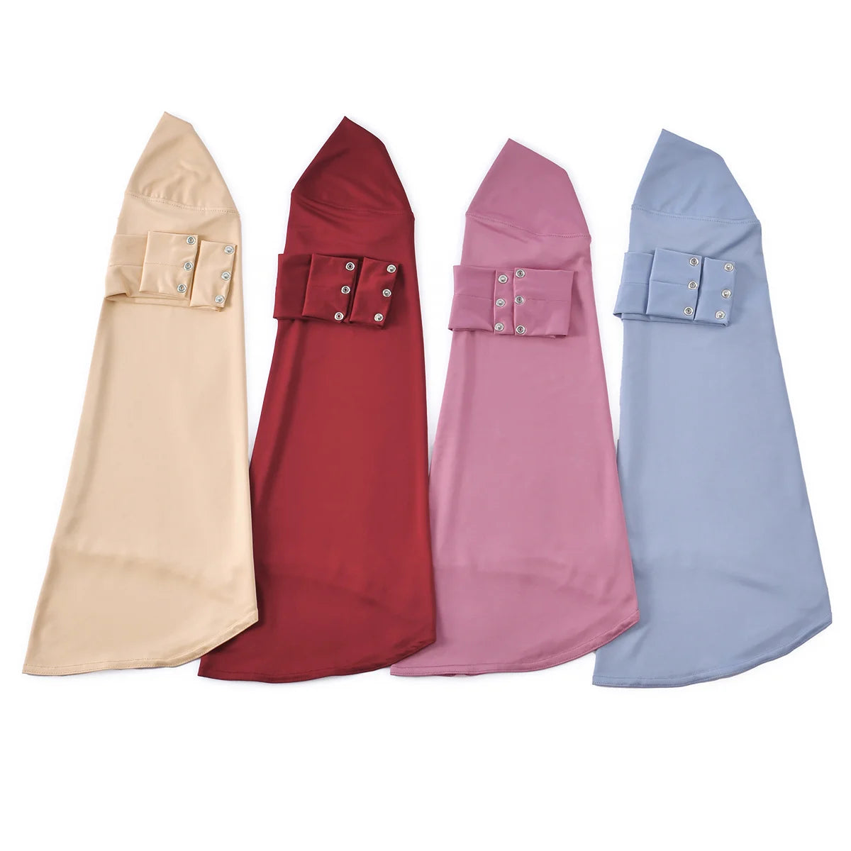 Women’s Turkish Ready-to-Wear Hijab with Snap Fastener